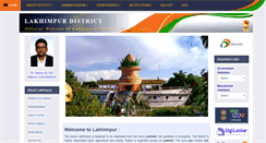 Desktop Screenshot of lakhimpur.nic.in